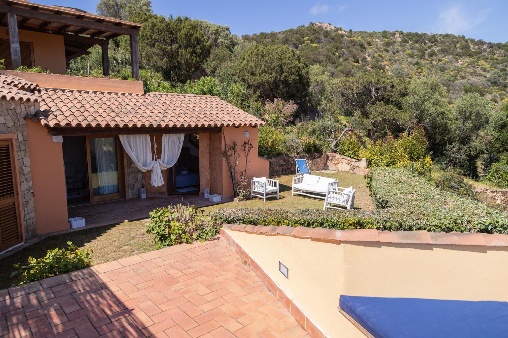 Residenza Del Barone Villa Zoe Chia - Vista Mare Eksteriør bilde