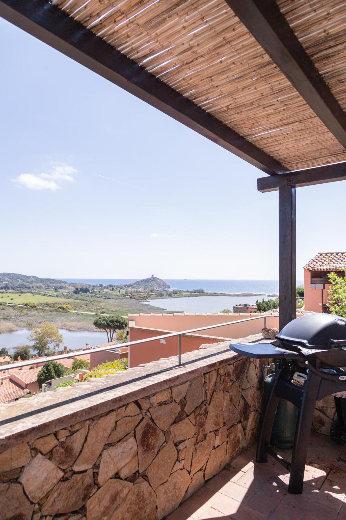 Residenza Del Barone Villa Zoe Chia - Vista Mare Eksteriør bilde